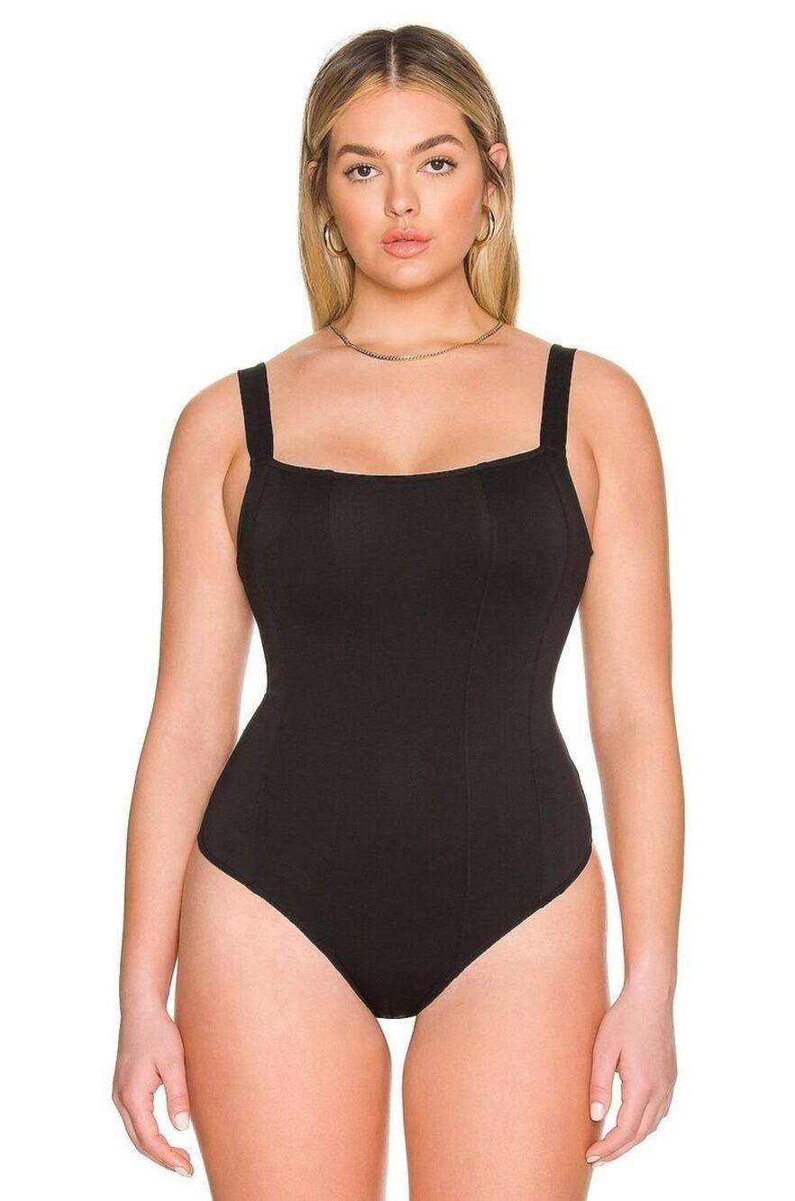 GOOD AMERICAN Scuba Contour Seamed Bodysuit